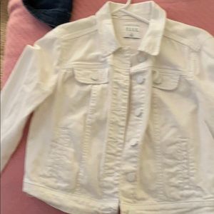 White Jean jacket